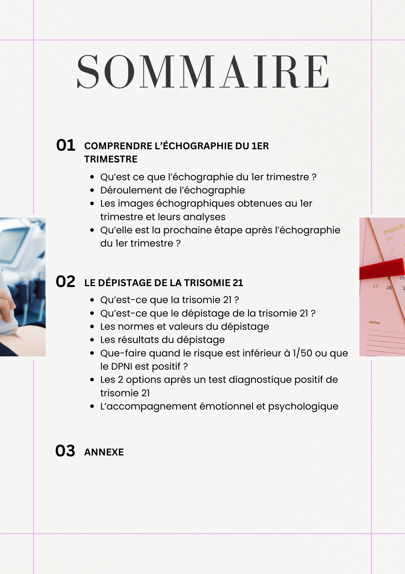 Tout Savoir sur l’Échographie du 1er Trimestre et le Dépistage de la Trisomie 21